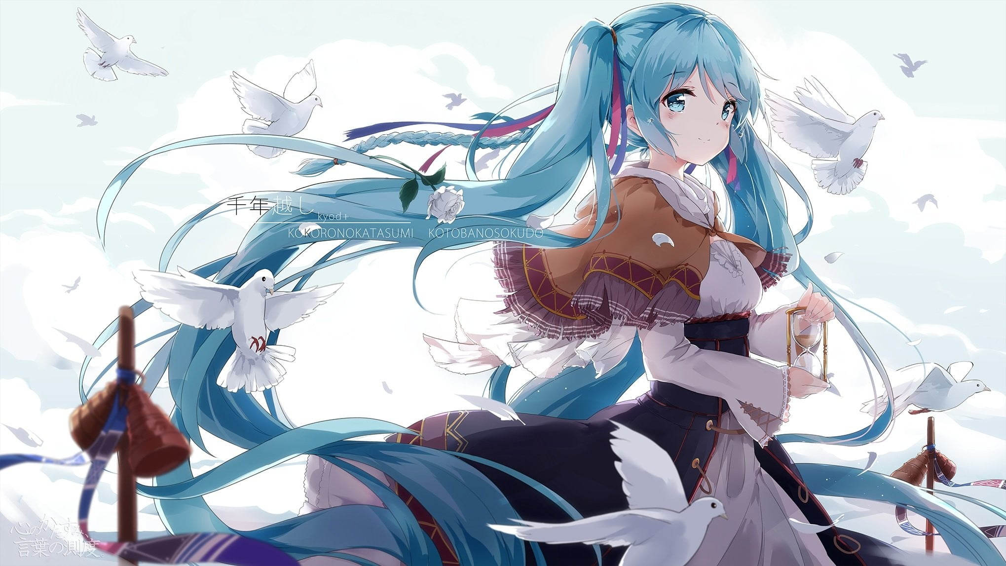 Hatsune Miku Thousand Year Crossing Anime Wallpaper