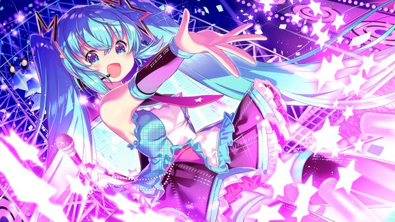 Papel de Parede 4K do Show de Anime da Hatsune Miku