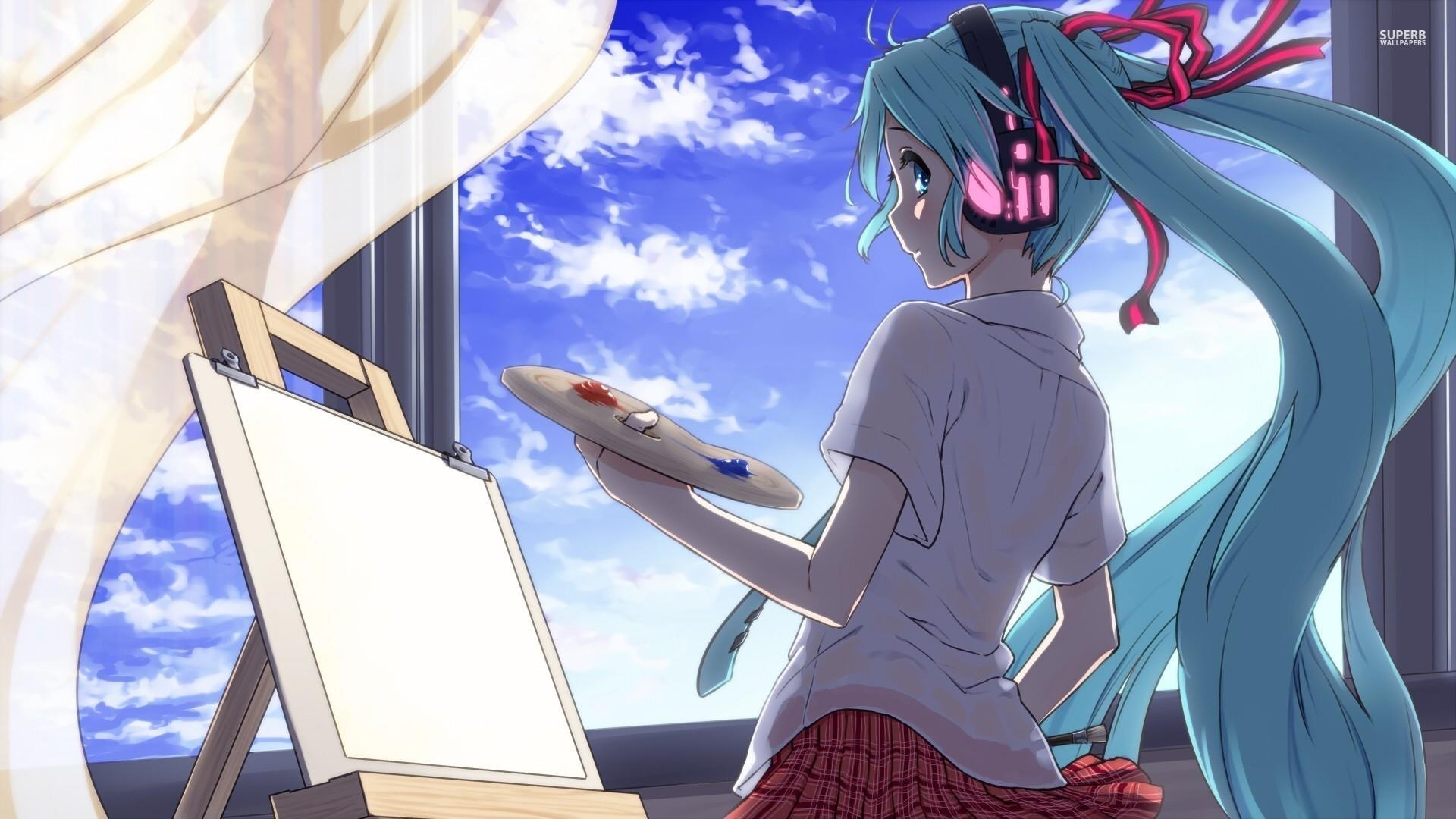 初音未来绘画动漫壁纸 4K