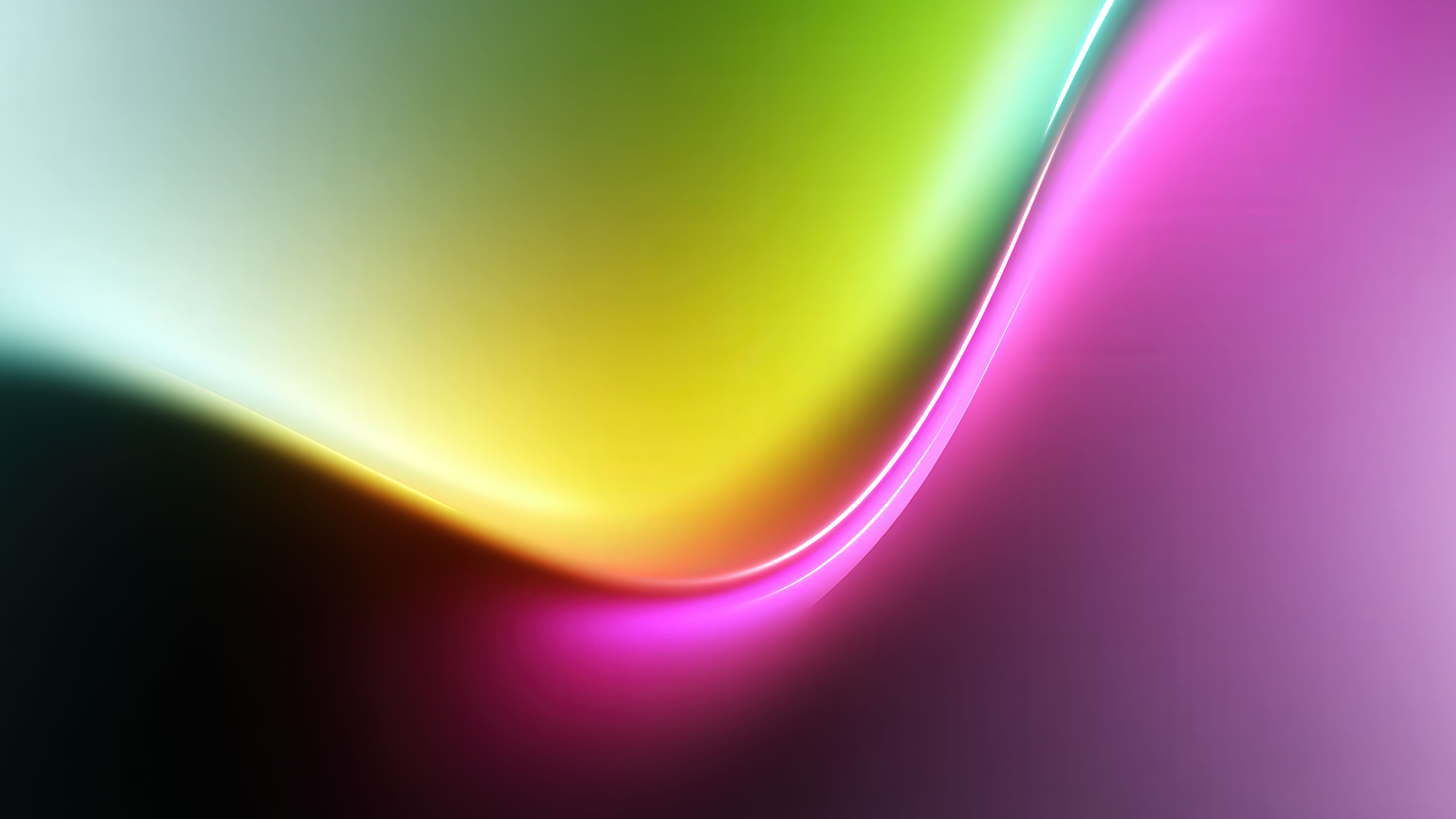 Levendig Neon Golf Behang