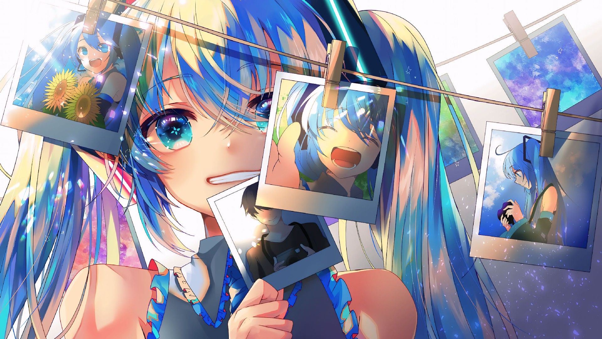 初音未来宝丽来回忆动漫壁纸