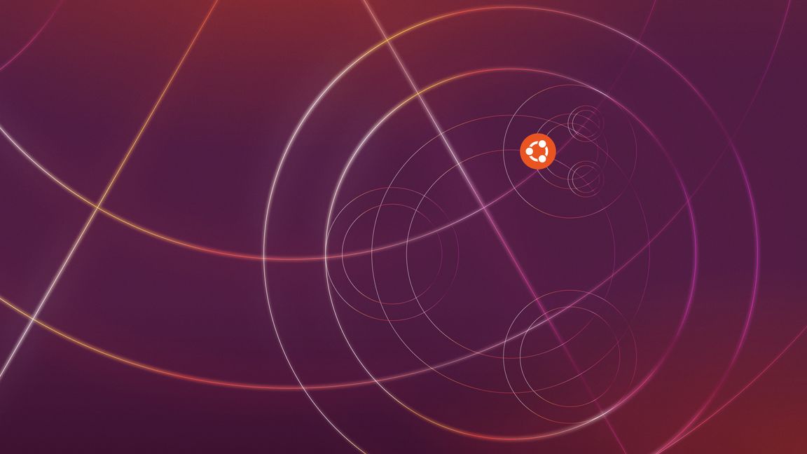 Wallpaper 4K Spiral Abstrak Ubuntu Linux