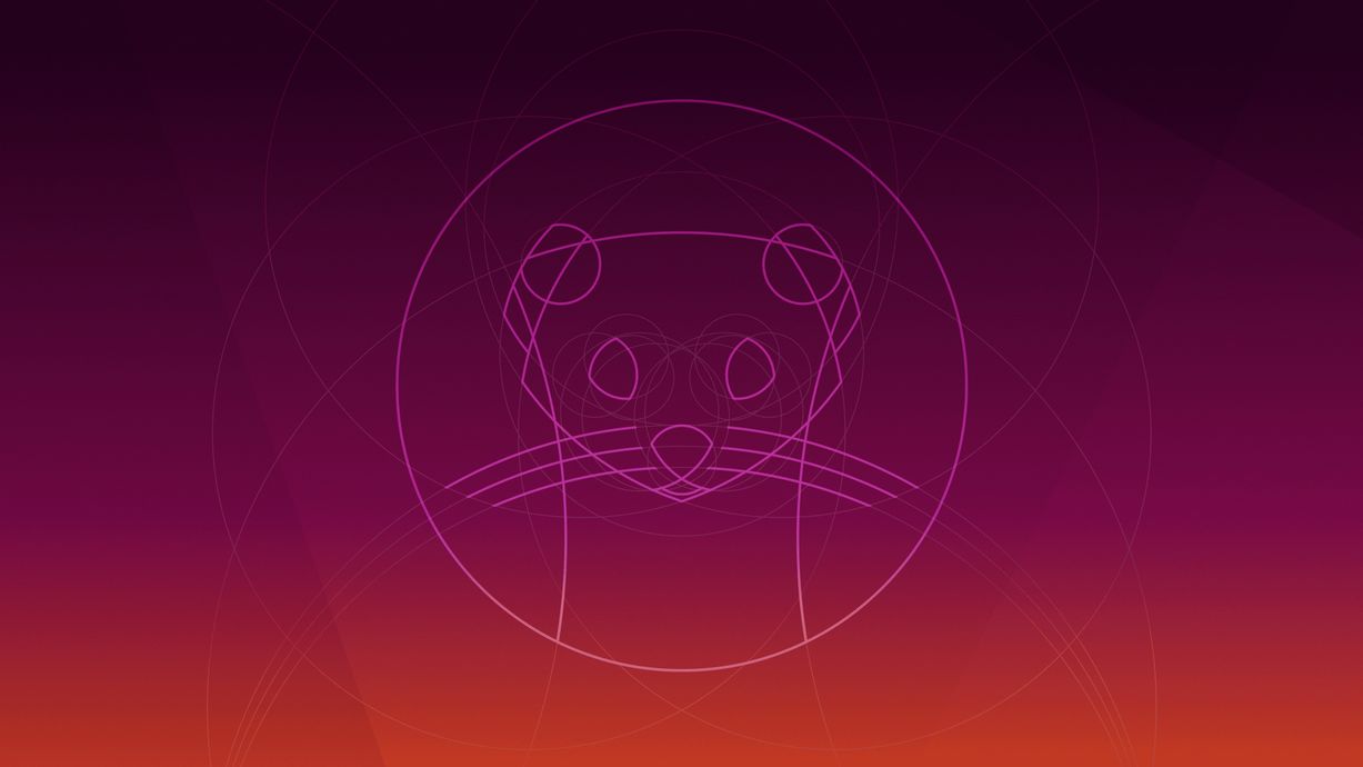Wallpaper 4K Maskot Otter Ubuntu Linux