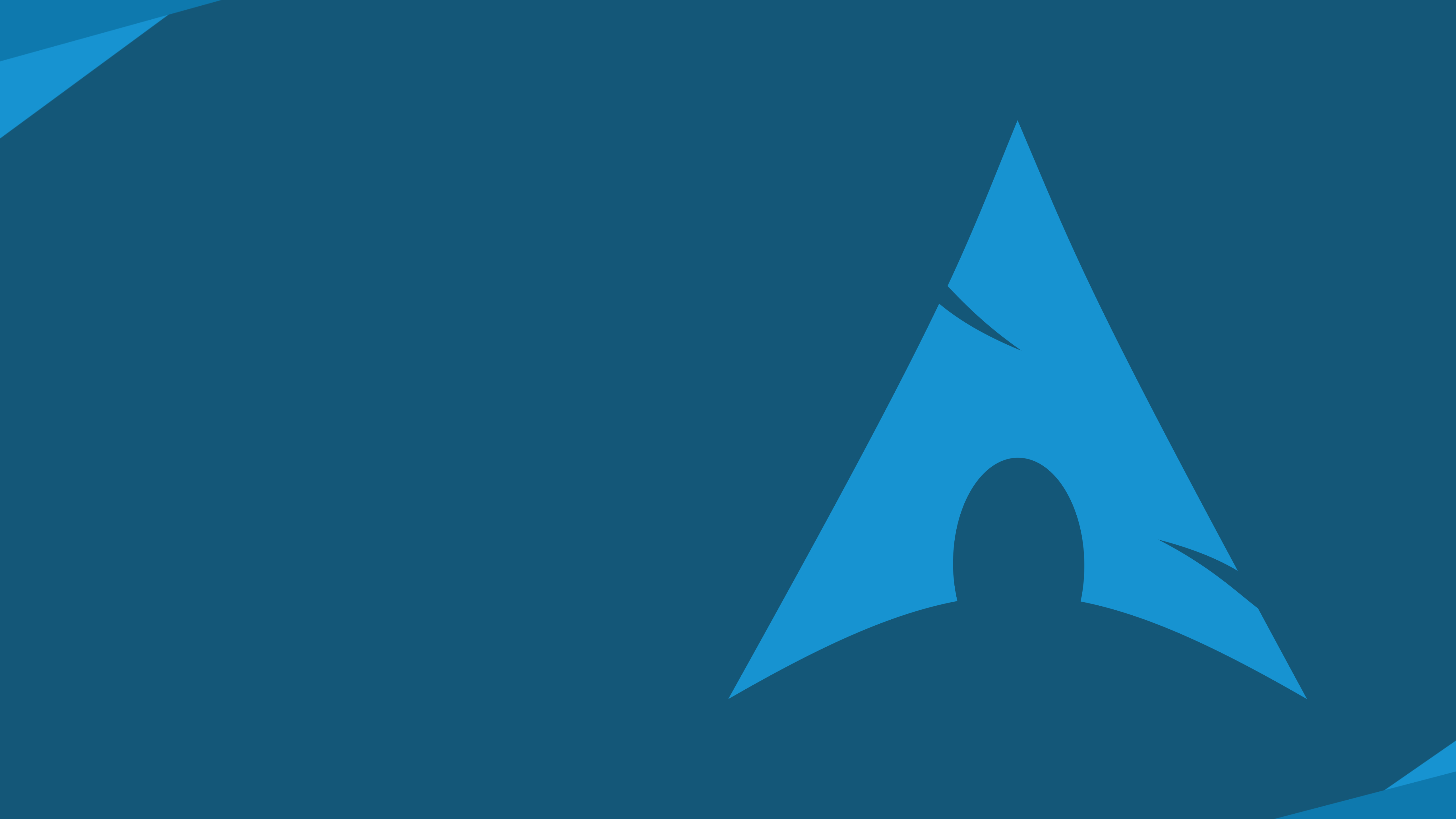 Fond d'écran 4K du Logo Officiel Arch Linux