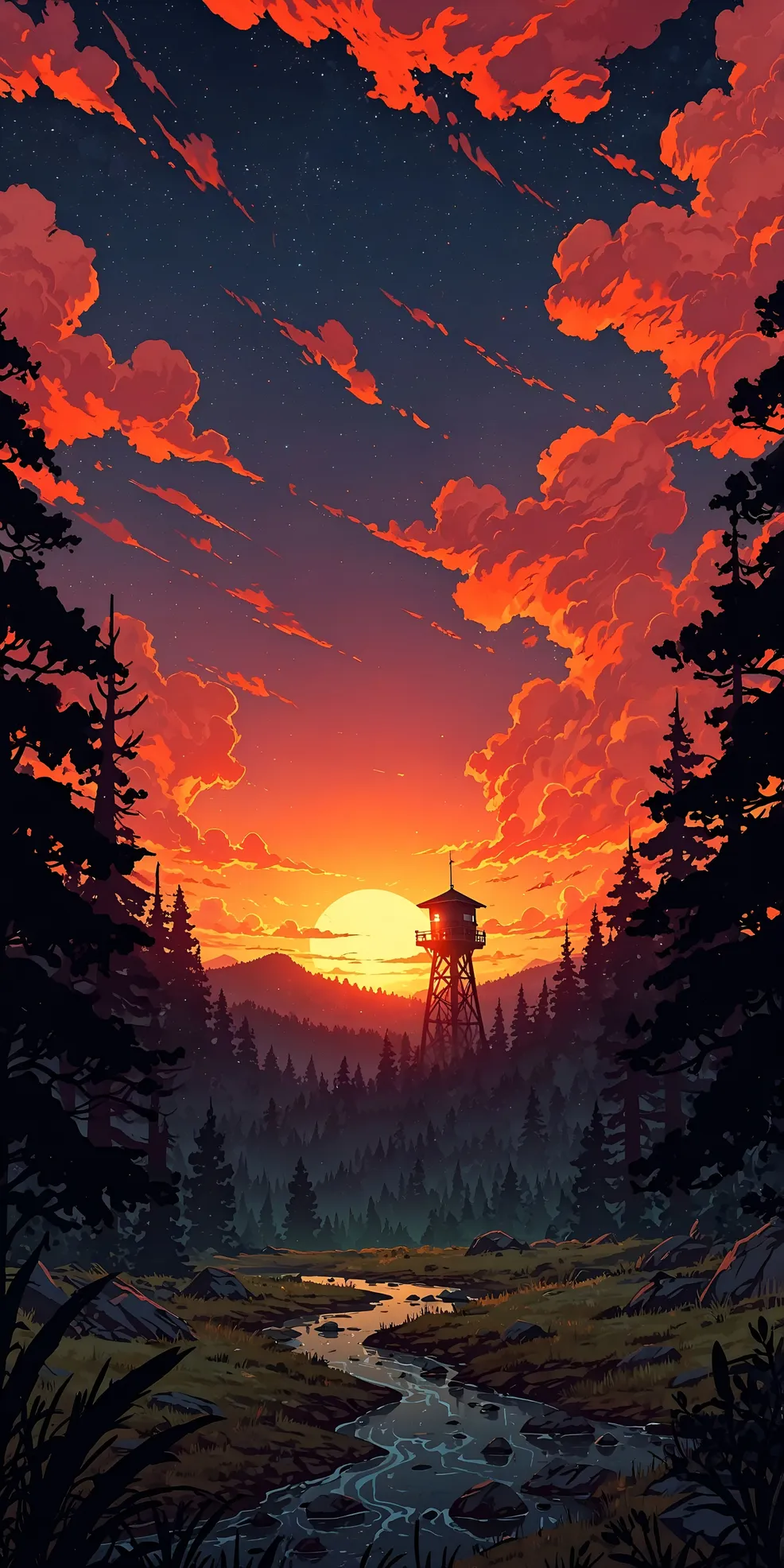 Stunning 4K High Resolution Sunset Wallpaper