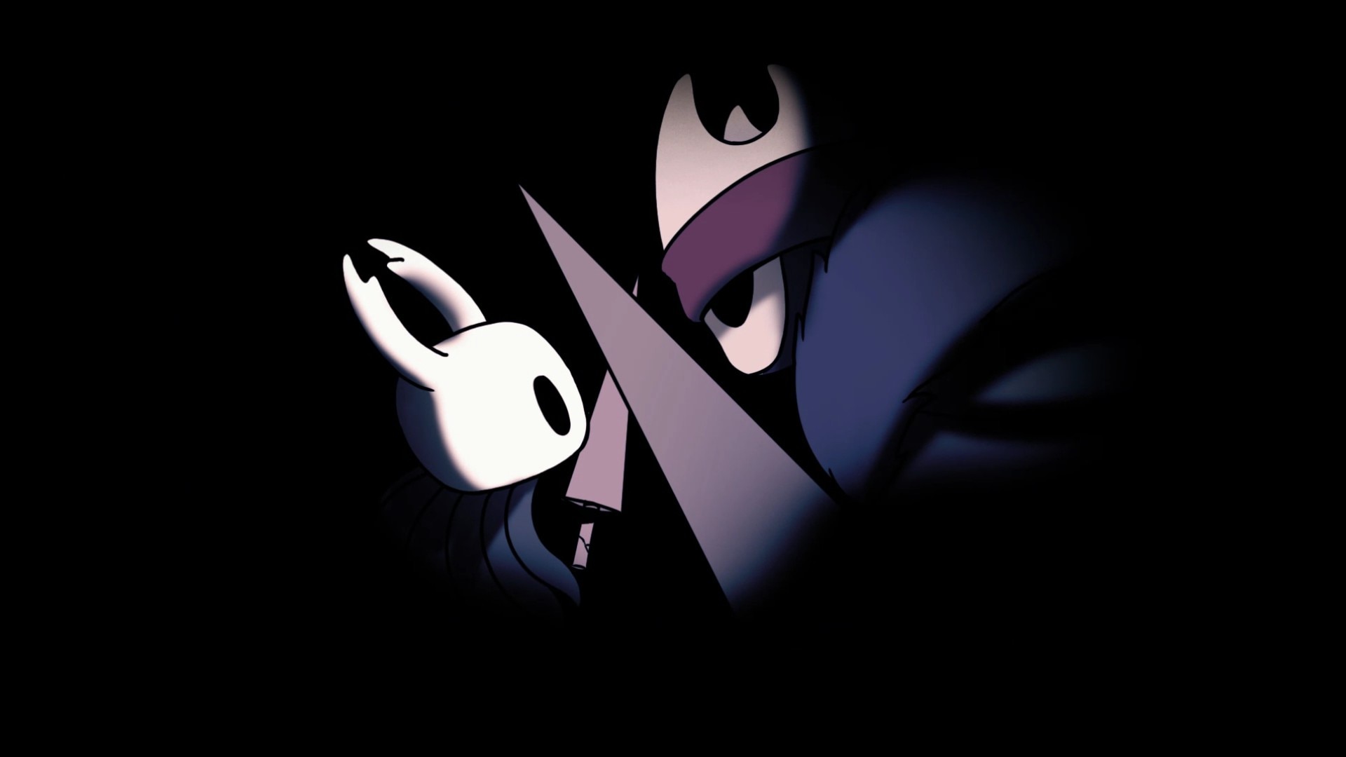 วอลเปเปอร์มืด Hollow Knight vs Pure Vessel