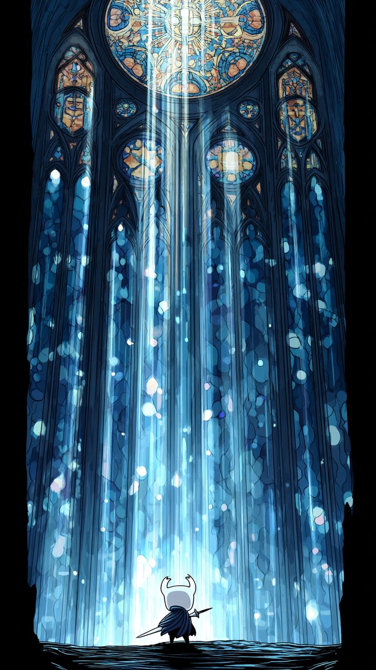 วอลเปเปอร์ Hollow Knight มหาวิหารแห่งแสง 4K