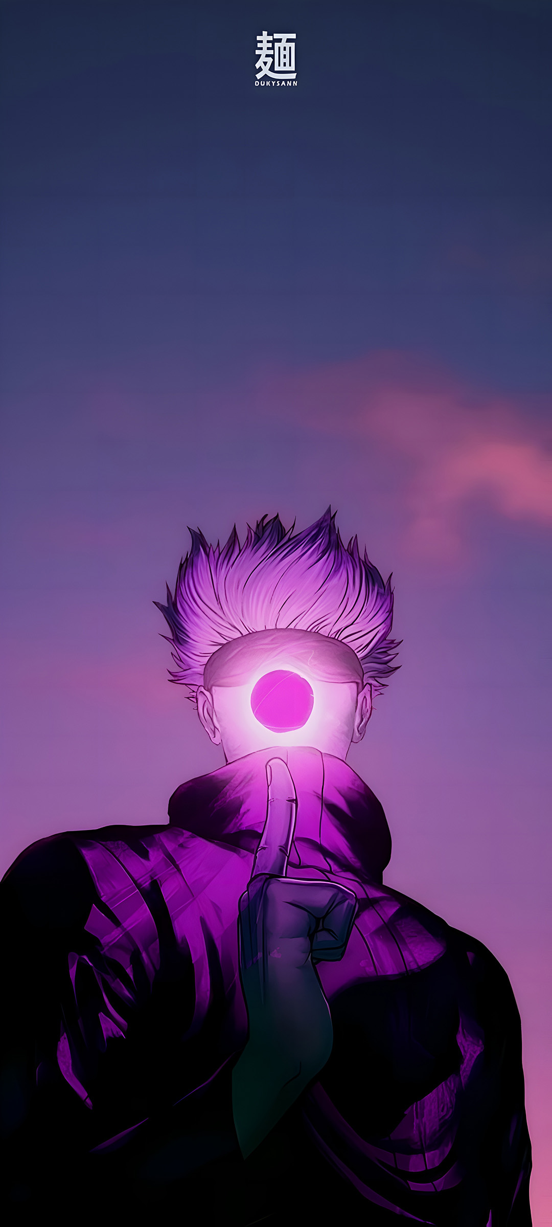 Gojo Satoru Purple Hollow Technique 4K Wallpaper