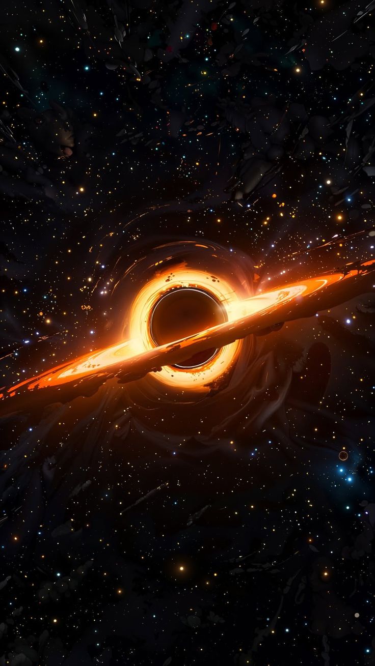 Black Hole Accretion Disk 4K Space Wallpaper
