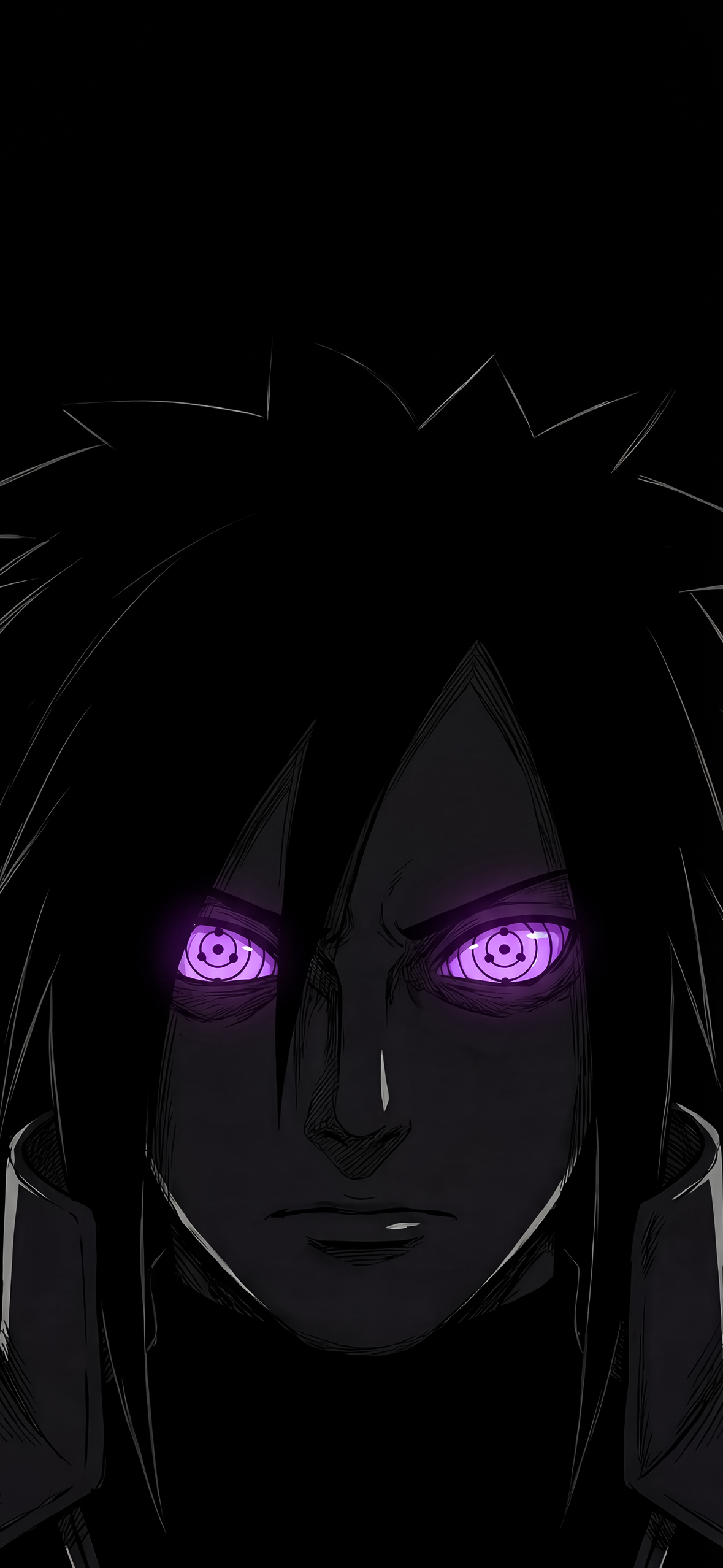 Madara Uchiha Rinnegan Eyes Dark 4K Wallpaper