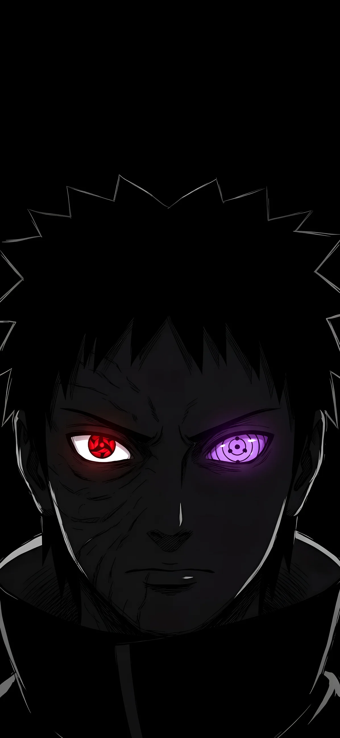 Obito Uchiha Dark Sharingan Rinnegan Wallpaper